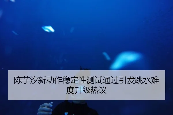 陈芋汐新动作稳定性测试通过引发跳水难度升级热议